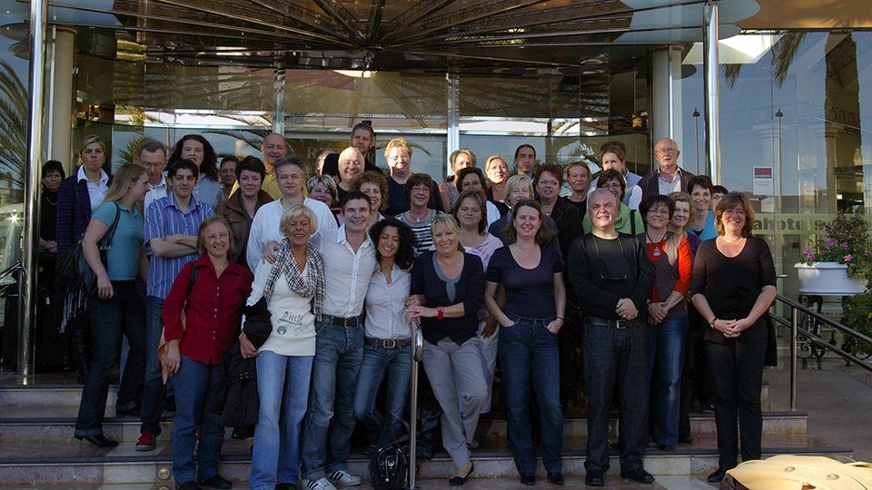 Die Teilnehmerinnen und Teilnehmer der Fortbildungsreise 2009 nach Gran Canaria.