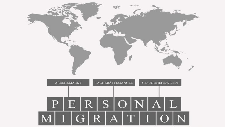 Personalmigration im Gesundheitswesen.