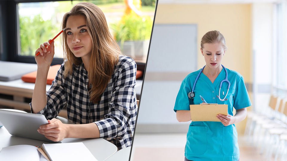 Zeitarbeit in der Pflege als Möglichkeit, neben dem Studium zu arbeiten.