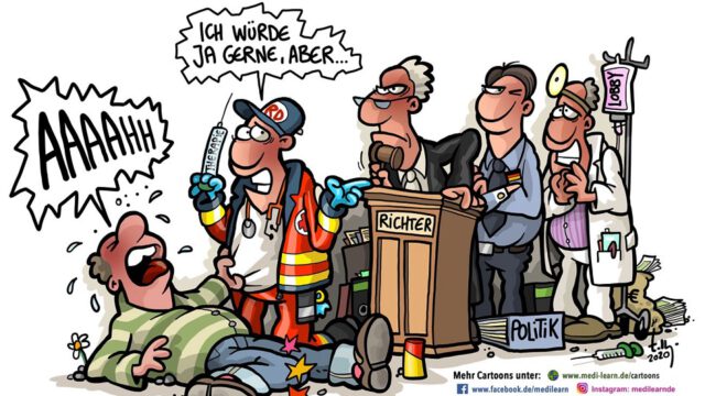 Arbei­ten in einer recht­li­chen Grauzone als Notfall­sa­ni­tä­ter
