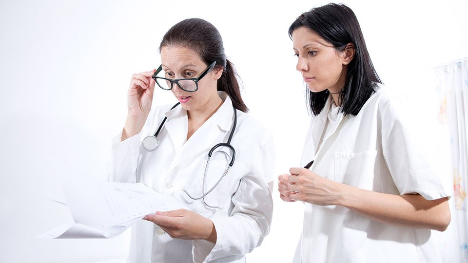 Umgang mit Patientendaten.