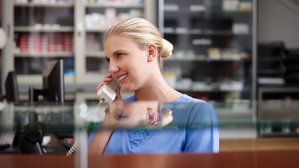 Supervision per Telefon.