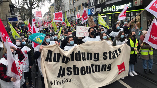 Verdi-Streiks gehen weiter – auch Unikli­ni­ken betrof­fen