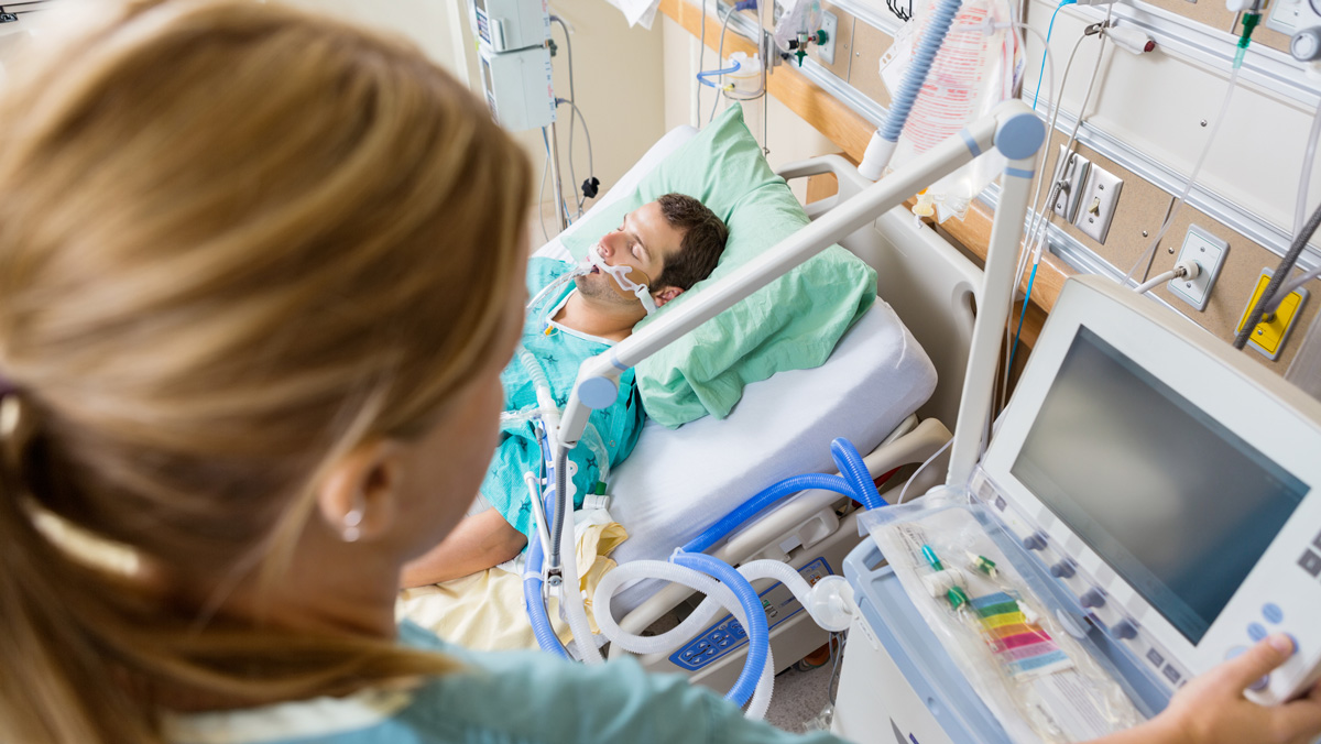Bewusstloser Patient